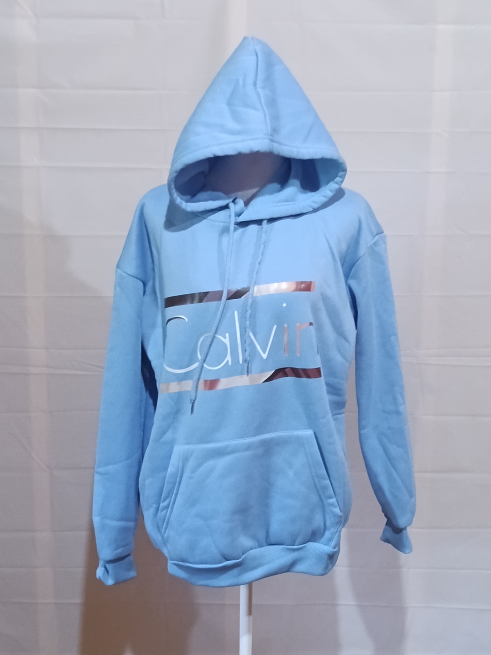 Light Blue  Hooded Sweatshirt